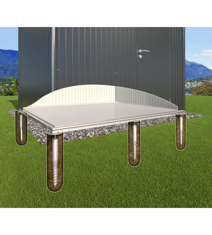 SMARTBASEPLUS PER CASETTA DA GIARDINO BIOHORT "EUROPA 4" - 43418